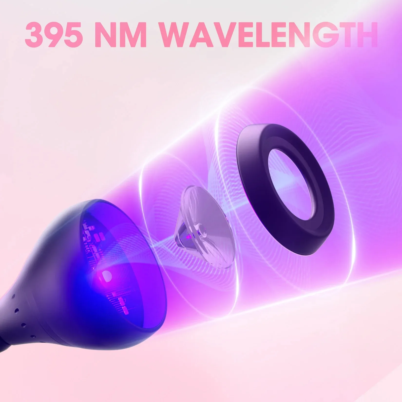 מנורת UV קטנה לייבוש לק ג׳ל, תמונה 2 מתוך 6