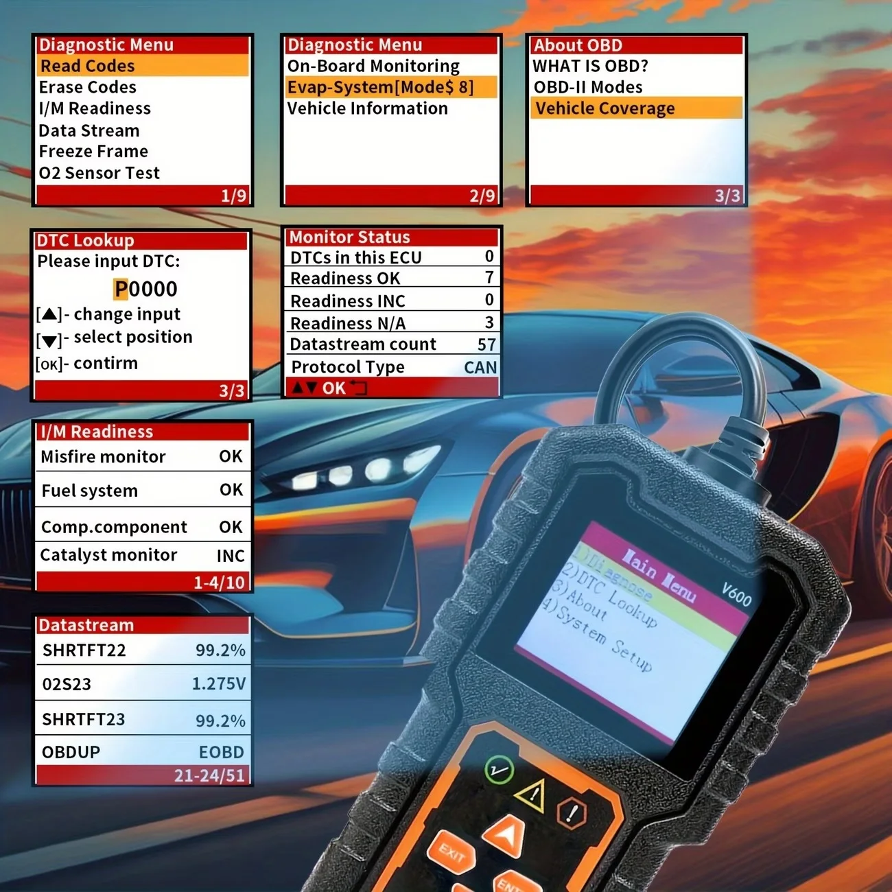סורק תקלות OBD2 לרכב, תמונה 6 מתוך 6