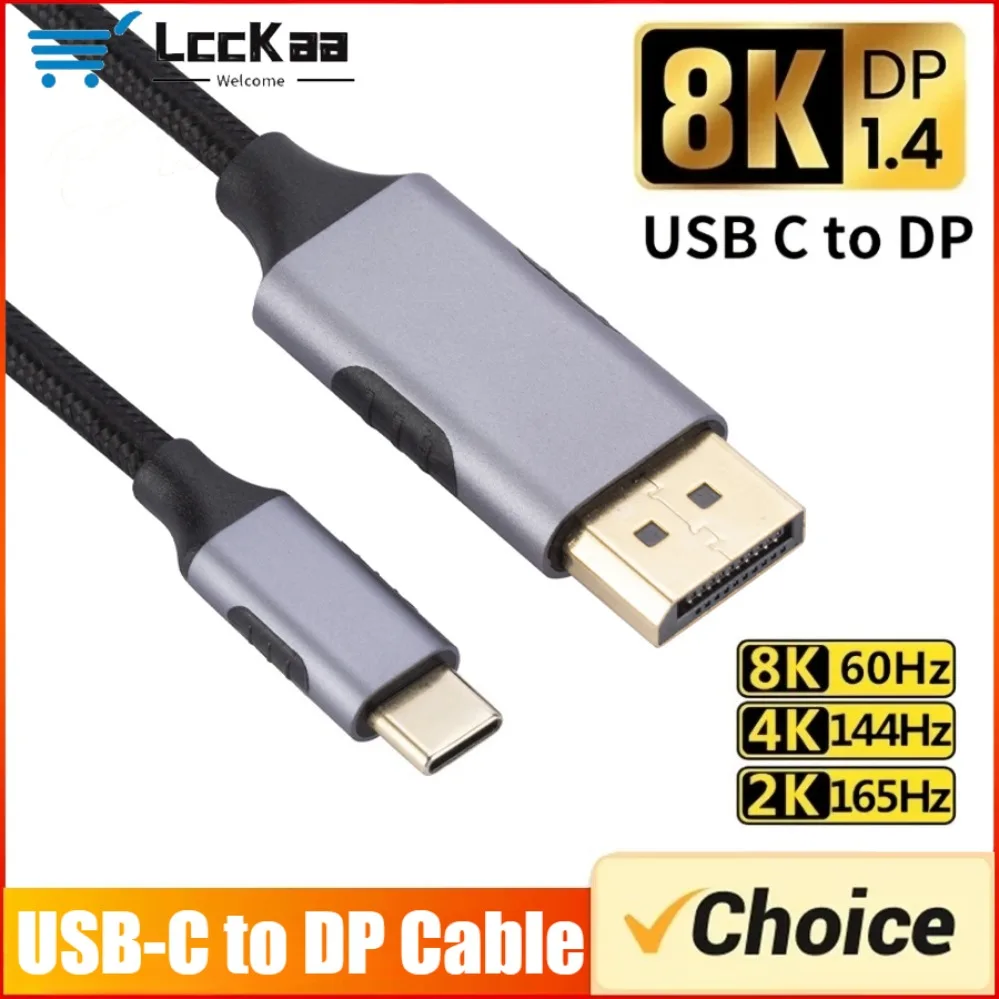 כבל USB-C לחיבור מסך DisplayPort, תמונה 1 מתוך 6