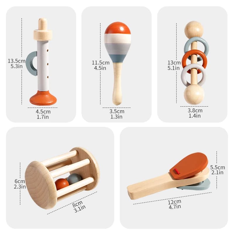 פעמון עץ לתינוקות, תמונה 6 מתוך 6