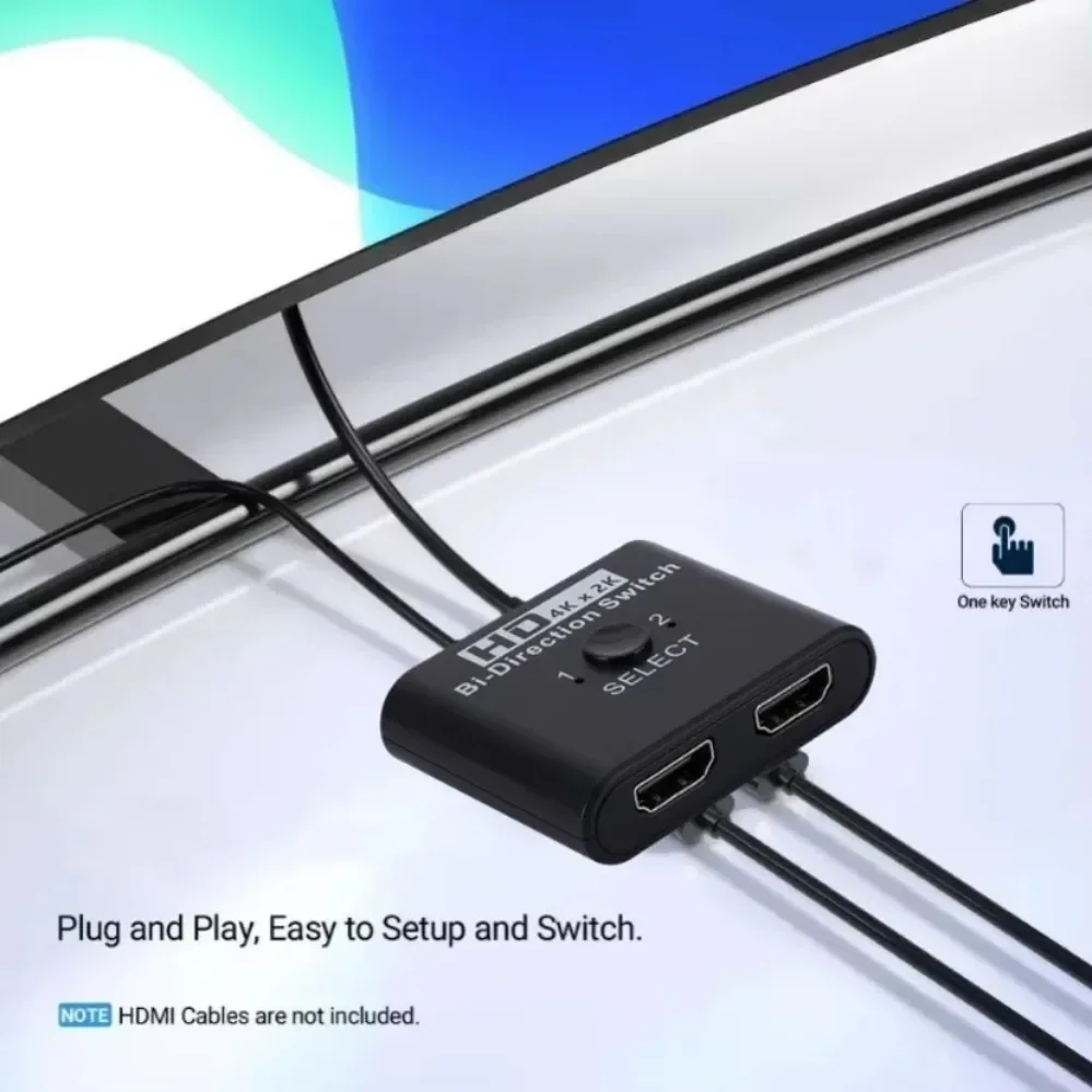 מפצל ומתג HDMI דו־כיווני, תמונה 4 מתוך 6