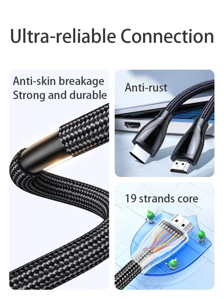 כבל HDMI 2.1 לקונסולה וטלוויזיה, תמונה 3 מתוך 6