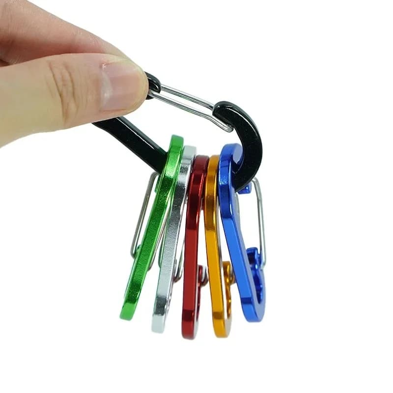 סט 12 קרבינרים קטנים לתיק, תמונה 4 מתוך 6