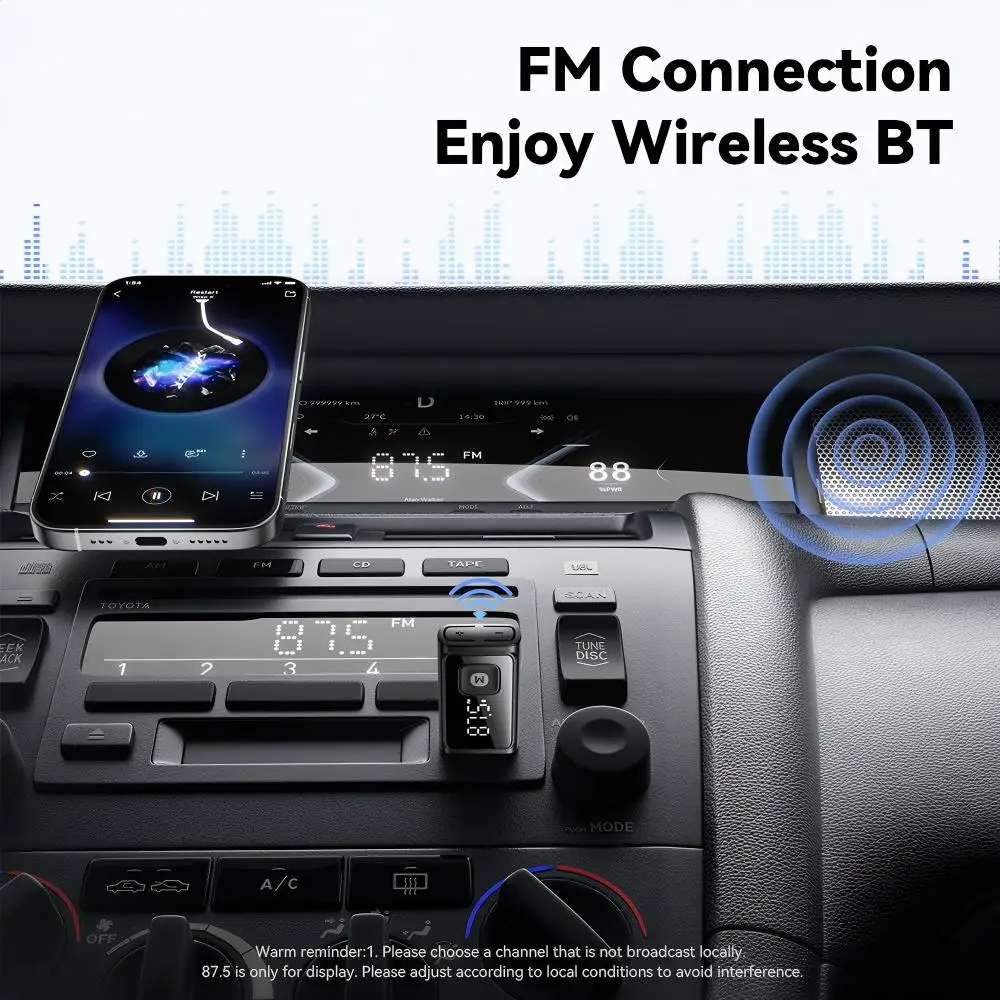 משדר FM עם דיבורית לרכב, תמונה 2 מתוך 4