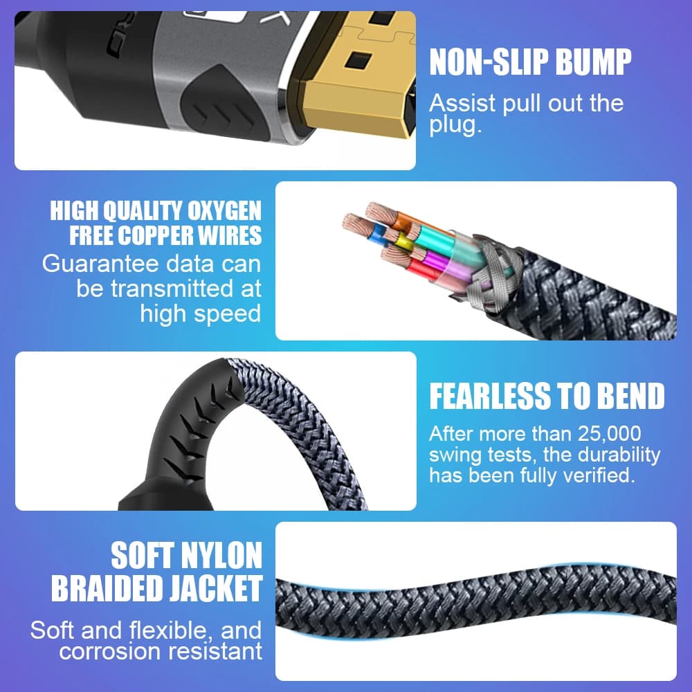 כבל HDMI קלוע מהיר, תמונה 6 מתוך 6