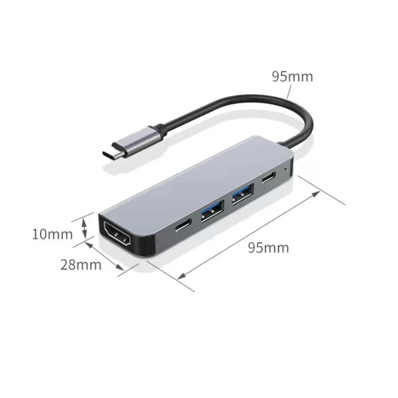 מפצל USB-C ל־HDMI עם טעינה, תמונה 6 מתוך 6