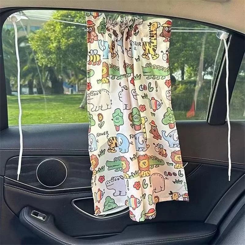 וילון שמש לחלון צד עם ציור, תמונה 6 מתוך 6