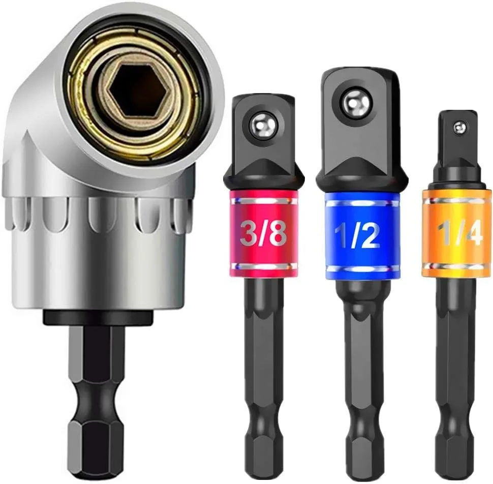 ערכת מתאמי זווית ובוקסות למברגה, תמונה 1 מתוך 6