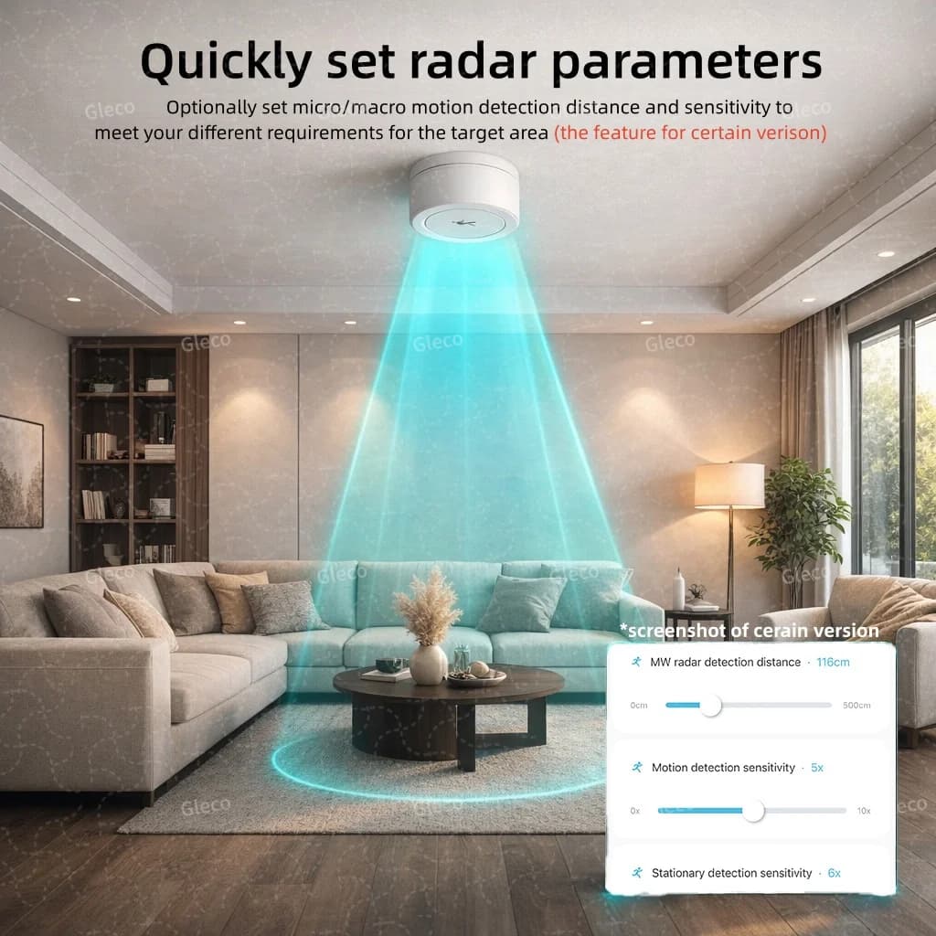 חיישן נוכחות Zigbee לבית חכם, תמונה 5 מתוך 6