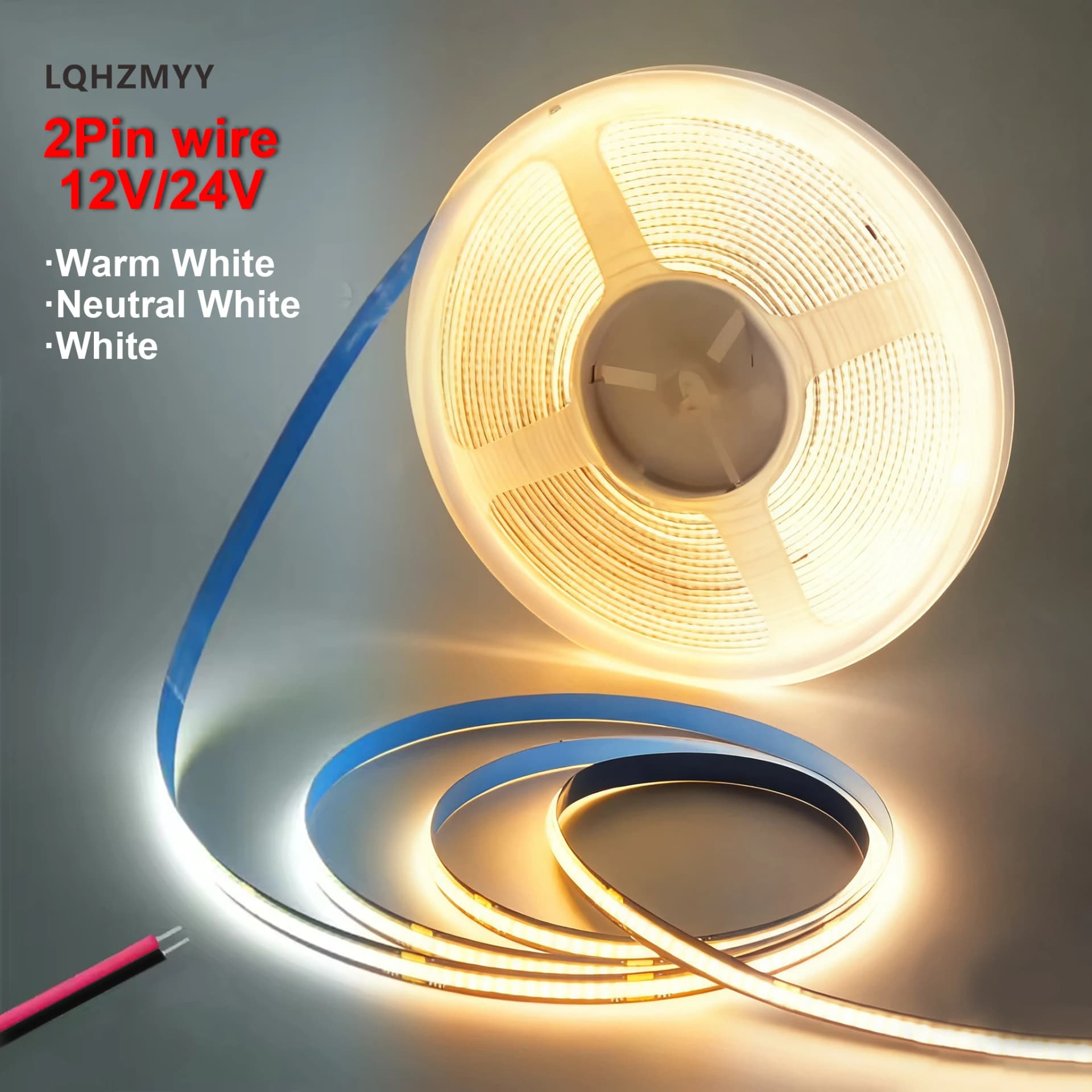 פס לד COB לבן חם, תמונה 1 מתוך 6