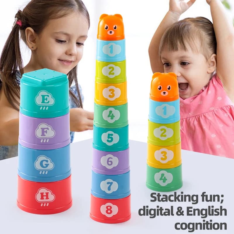 כוסות הערמה לפעוטות, תמונה 1 מתוך 6