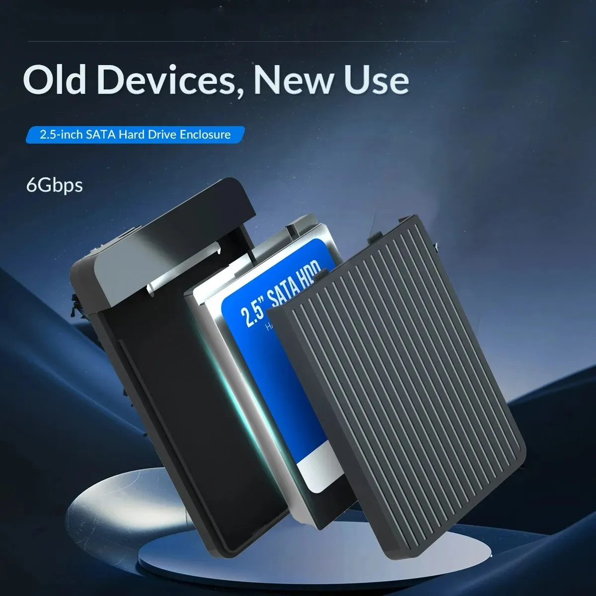 מארז USB לכונן קשיח 2.5 אינץ׳, תמונה 4 מתוך 6