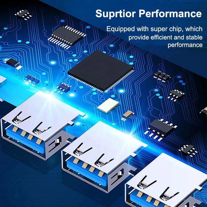 מפצל USB-C לארבע יציאות, תמונה 6 מתוך 6