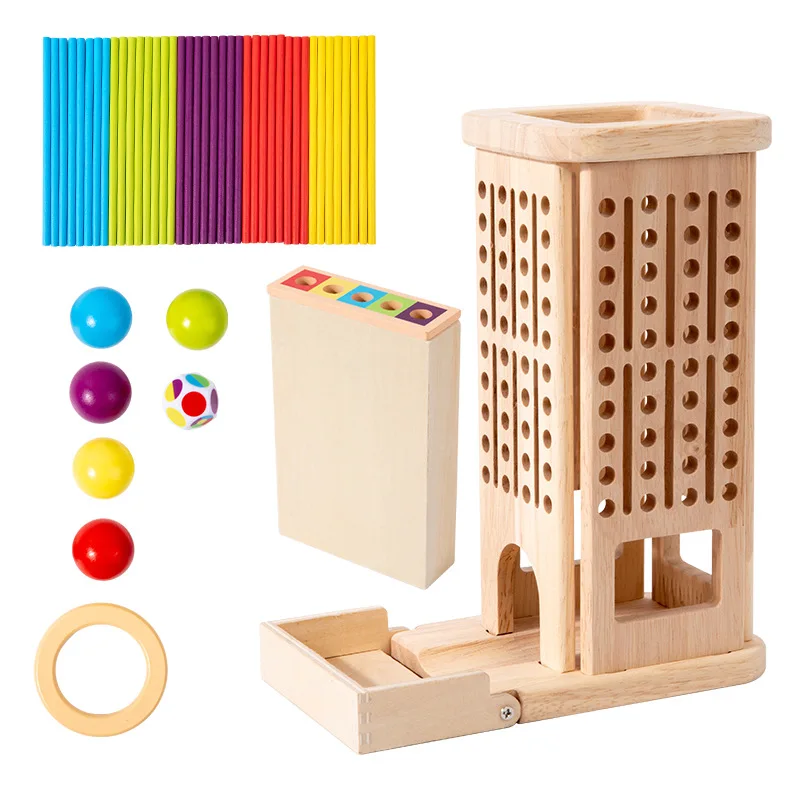 מגדל מקלות עץ לאיזון, תמונה 2 מתוך 6