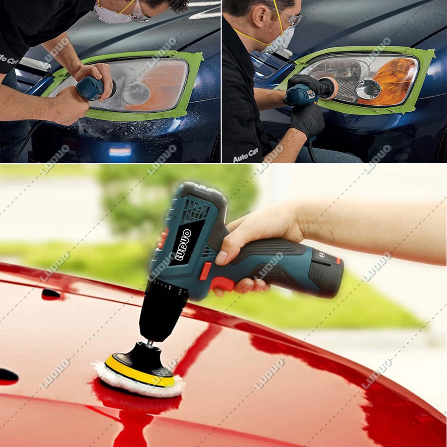 ספוגי הברקה וחידוש פנסים, תמונה 5 מתוך 6