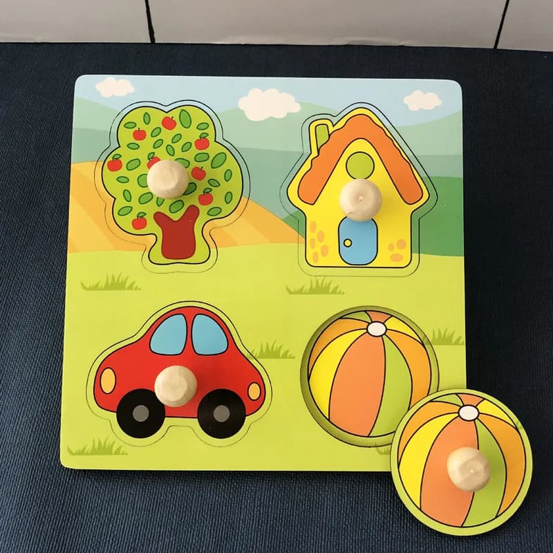 צעצוע עץ מונטסורי לפעוטות, תמונה 6 מתוך 6