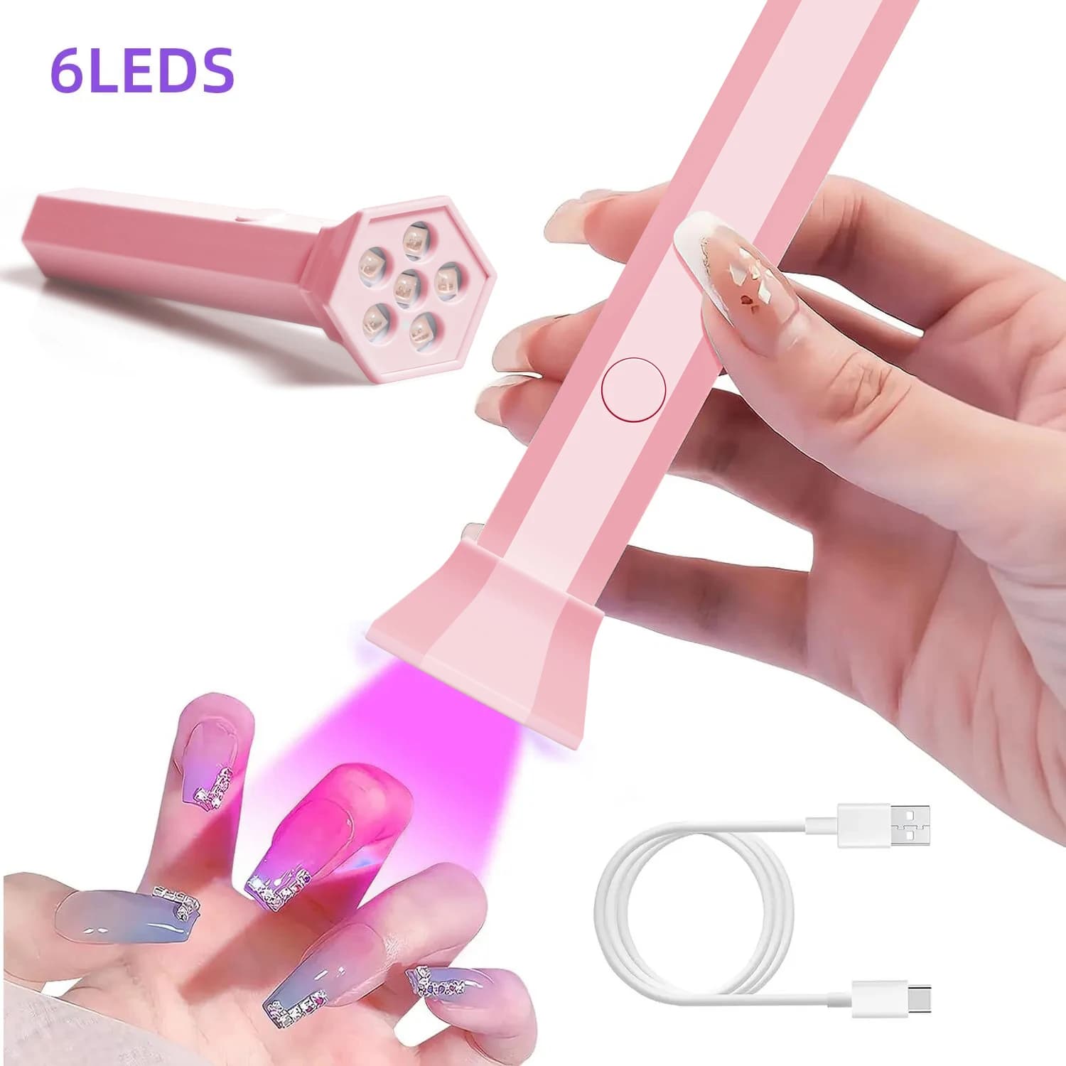 מנורת UV קטנה ללק ג׳ל, תמונה 5 מתוך 6