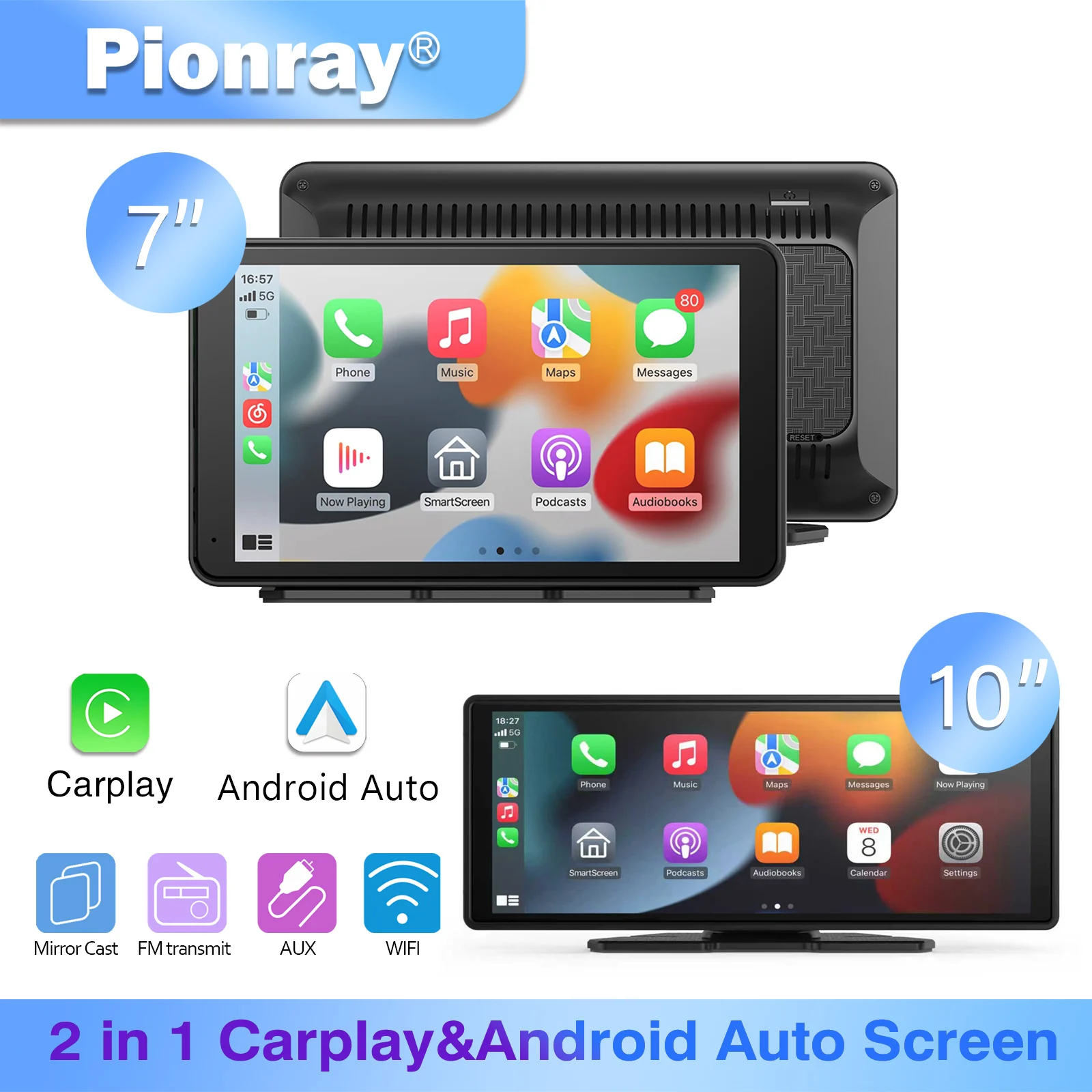 מסך CarPlay נייד לרכב