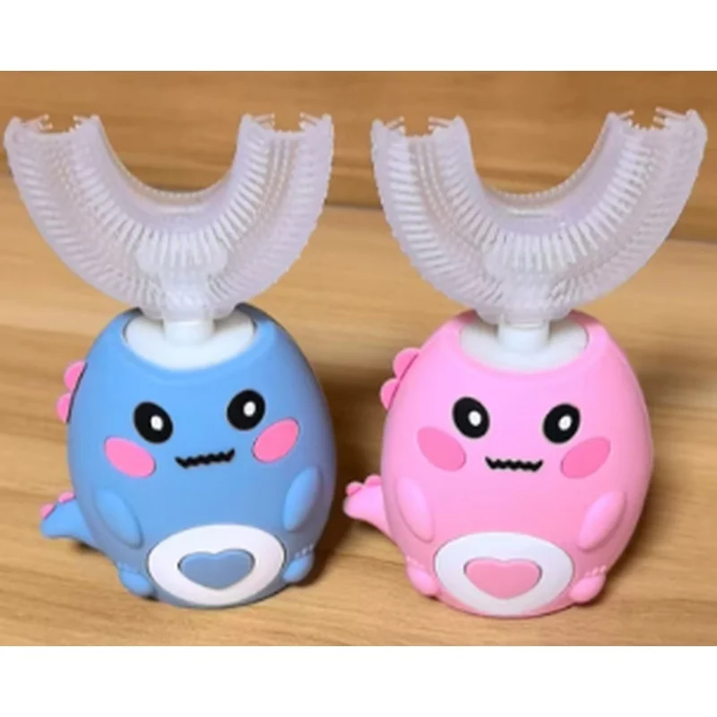 מברשת שיניים חשמלית בצורת U לילדים, תמונה 3 מתוך 6