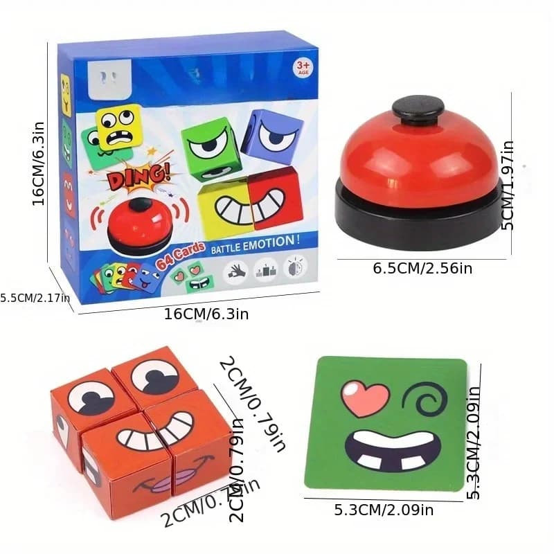 משחק קוביות הבעות פנים, תמונה 3 מתוך 6