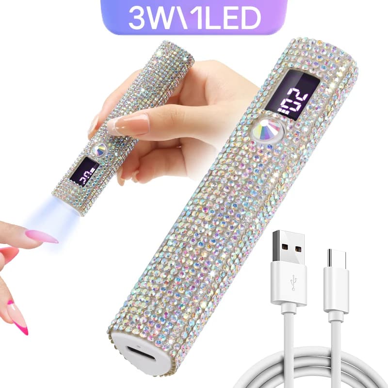 מנורת UV קטנה לייבוש לק ג׳ל, תמונה 1 מתוך 6